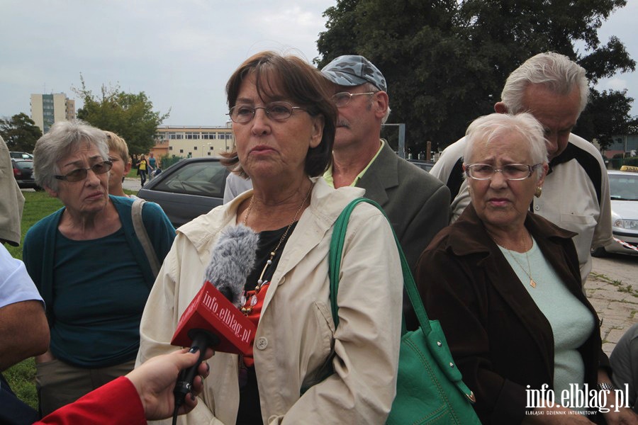  Elblanie protestuj przeciwko budowie Sdu, fot. 11