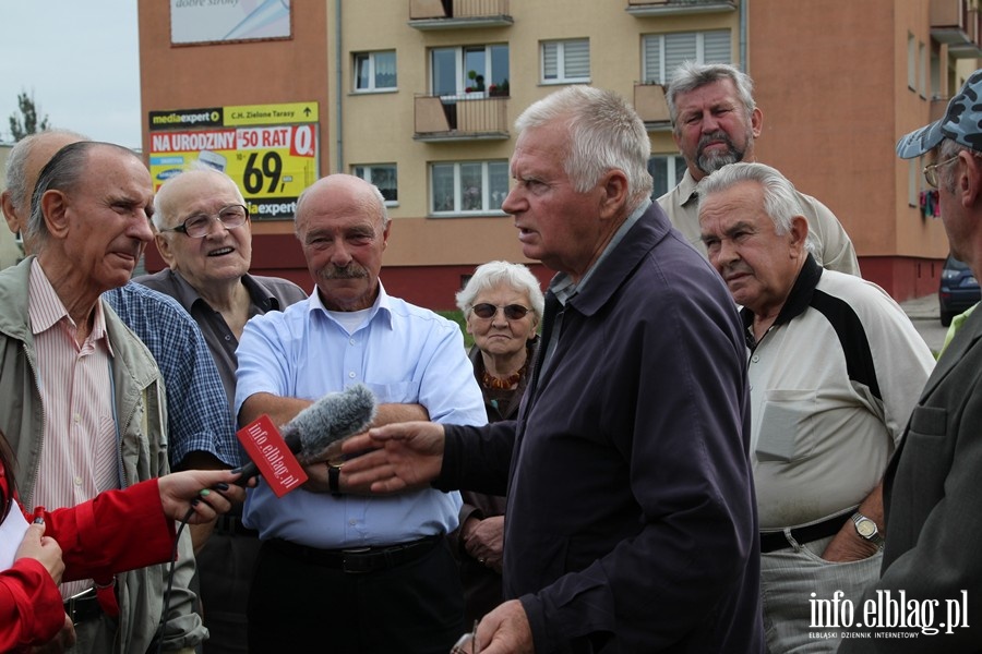  Elblanie protestuj przeciwko budowie Sdu, fot. 17