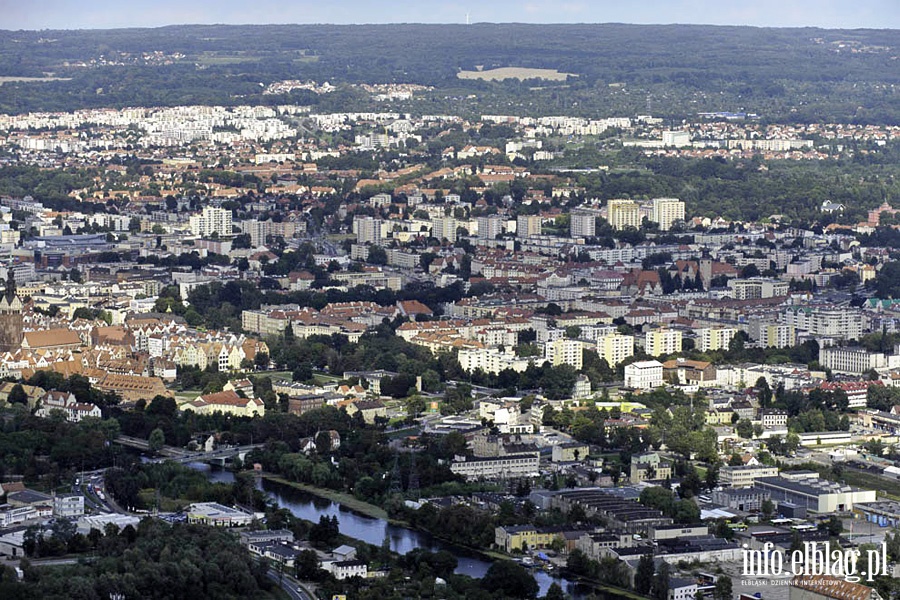 Elblg z lotu ptaka - w obiektywie Ireneusza Rupniewskiego, fot. 7