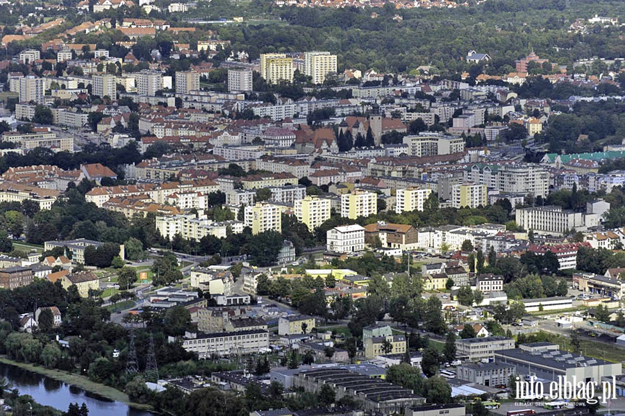 Elblg z lotu ptaka - w obiektywie Ireneusza Rupniewskiego, fot. 8