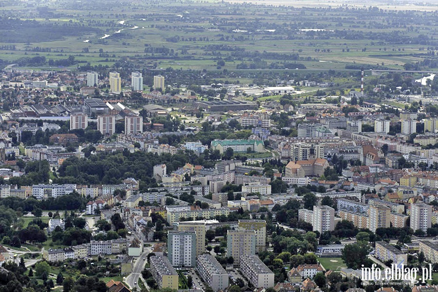 Elblg z lotu ptaka - w obiektywie Ireneusza Rupniewskiego, fot. 82