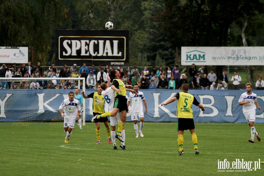II liga: Olimpia Elblg - Siarka Tarnobrzeg 2:0, fot. 1