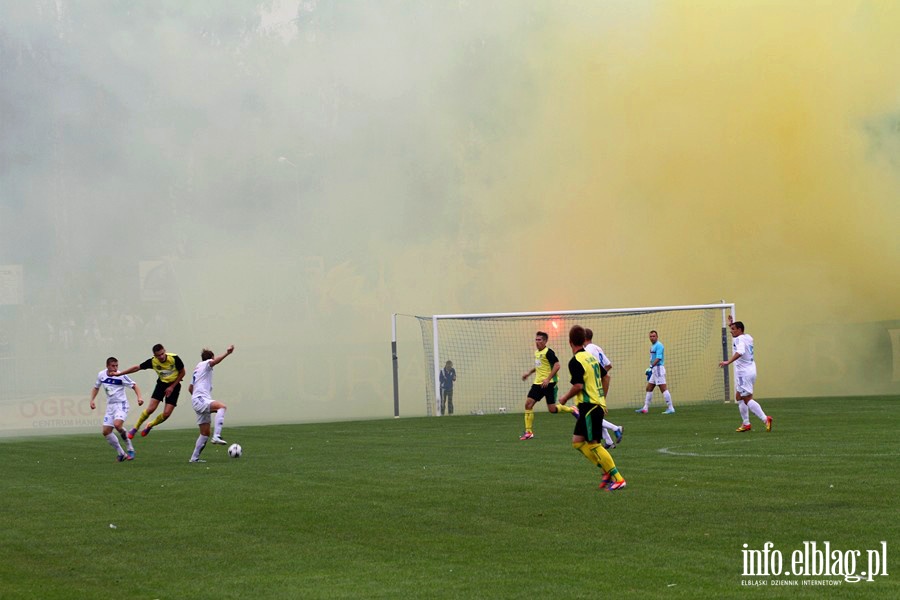 II liga: Olimpia Elblg - Siarka Tarnobrzeg 2:0, fot. 11