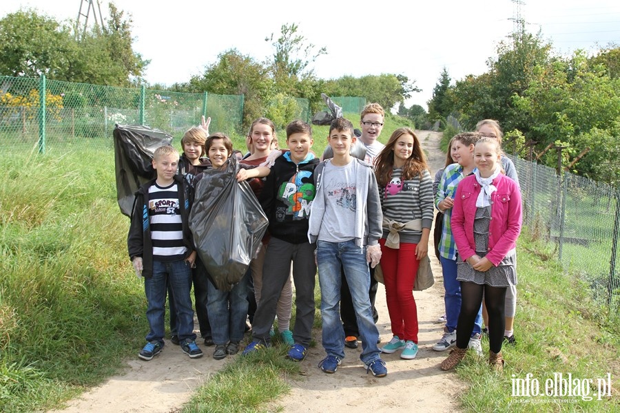 Akcja Sprztanie wiata - Polska 2013 w elblskich szkoach, fot. 9