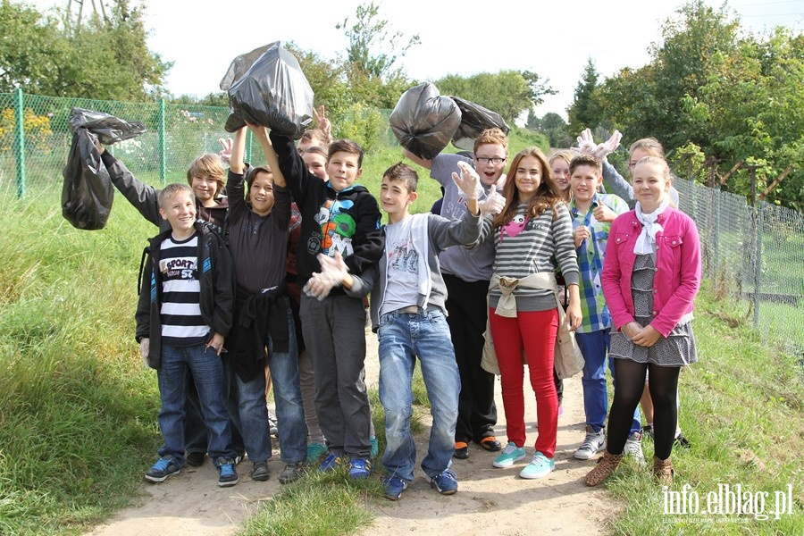 Akcja Sprztanie wiata - Polska 2013 w elblskich szkoach, fot. 10