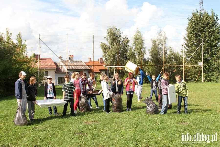 Akcja Sprztanie wiata - Polska 2013 w elblskich szkoach, fot. 23