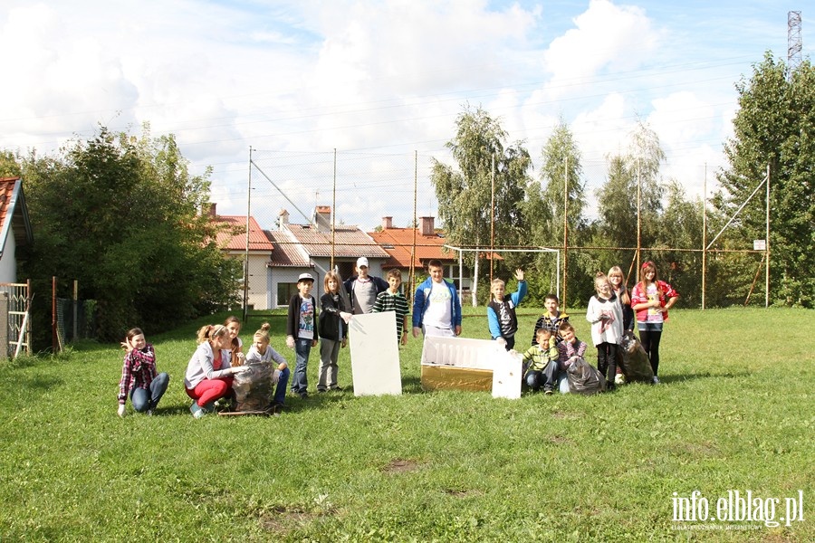 Akcja Sprztanie wiata - Polska 2013 w elblskich szkoach, fot. 24