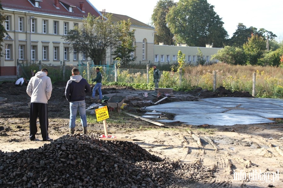 Budowa kreatywnego podwrka na ul. Wapiennej, fot. 1