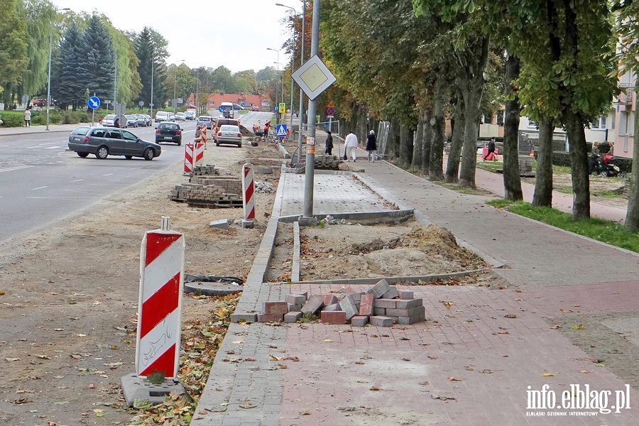 Remont wzdłuż arterii przy ulicy Nowowiejskiej, fot. 6