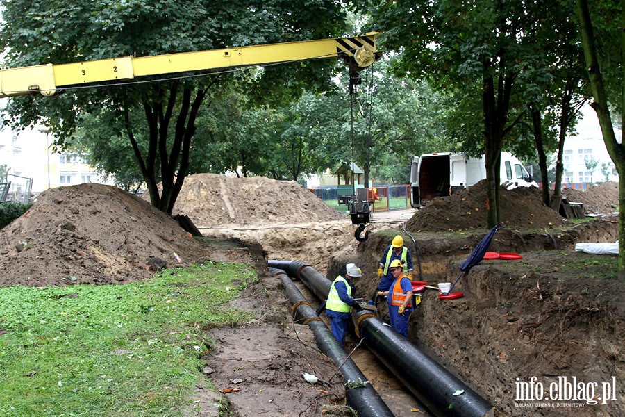Wymiana rur na Zawadzie - wrzesień i październik 2013, fot. 4