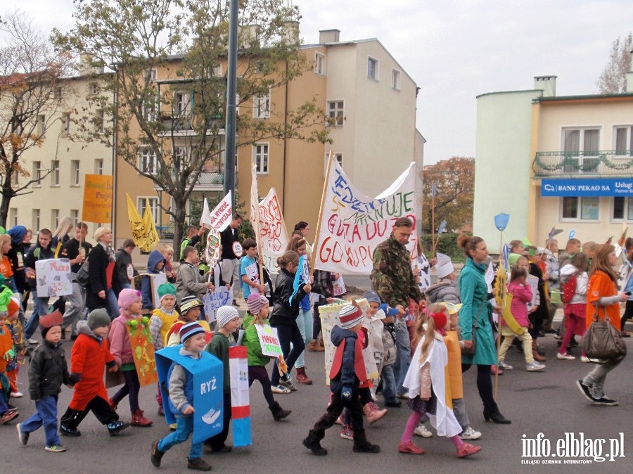 Strajk ywnoci przeszed ulicami Elblga, fot. 2