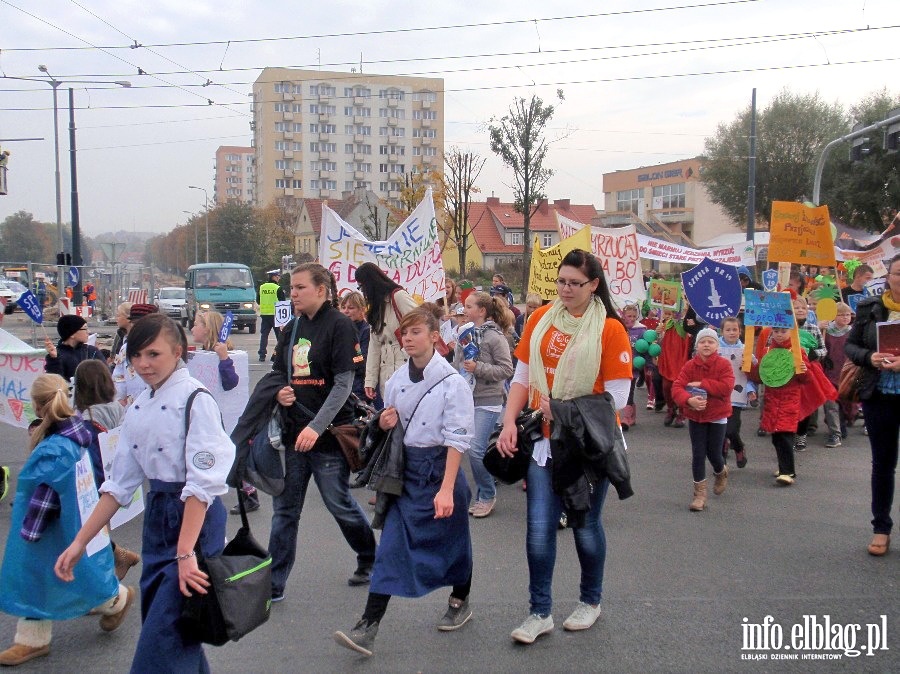 Strajk ywnoci przeszed ulicami Elblga, fot. 8