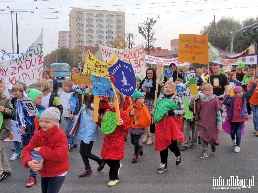 Strajk żywności przeszedł ulicami Elbląga, fot. 9