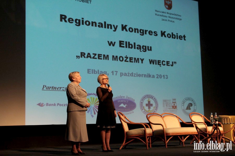 Regionalny Kongres Kobiet Warmii i Mazur pt. RAZEM MOEMY WICEJ, fot. 7