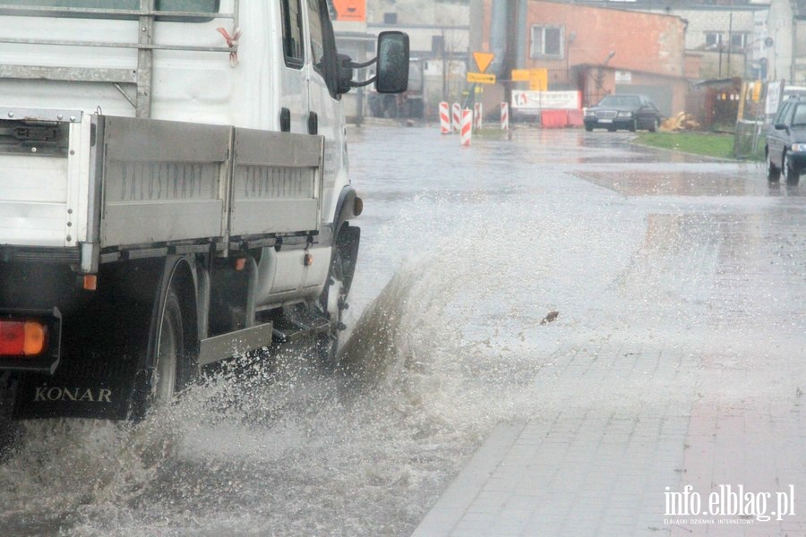Elbląg po deszczu, fot. 5