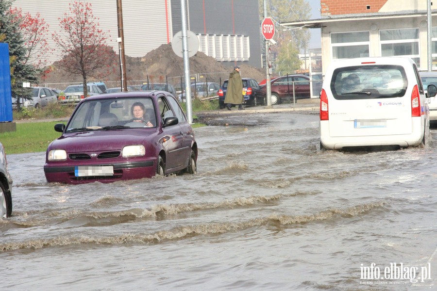 Elbląg po deszczu, fot. 18