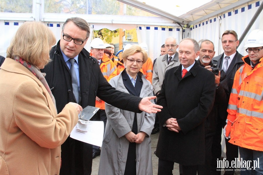 Wmurowanie kamienia węgielnego pod budowę Sądu przy Płk. Dąbka, fot. 12