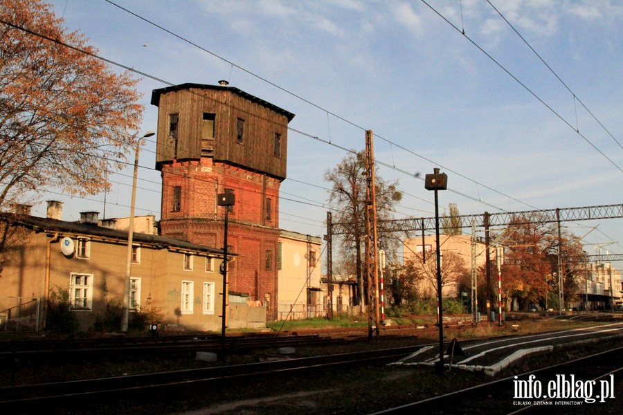 Wieże ciśnień przy torach kolejowych w Elblągu, fot. 6