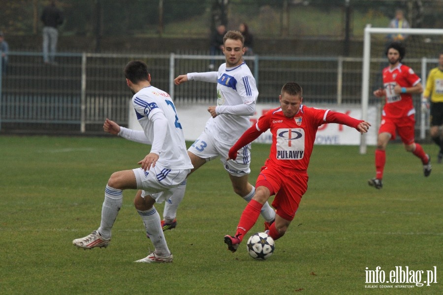 II liga: Olimpia Elblg - Wisa Puawy 2:1, fot. 8