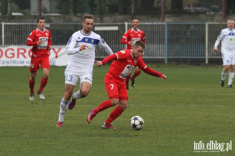 II liga: Olimpia Elbląg - Wisła Puławy 2:1, fot. 11