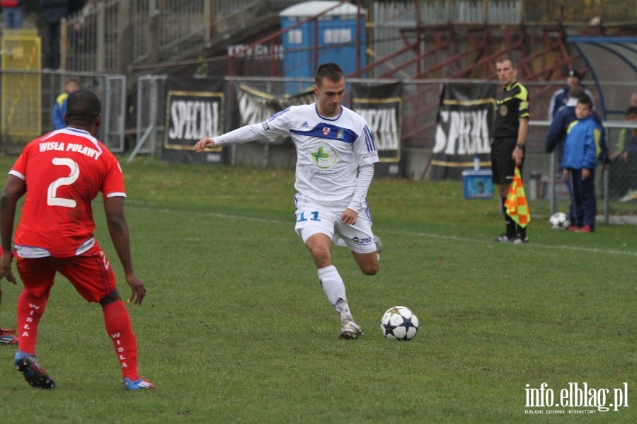 II liga: Olimpia Elblg - Wisa Puawy 2:1, fot. 32