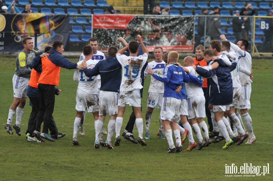 II liga: Olimpia Elblg - Wisa Puawy 2:1, fot. 44