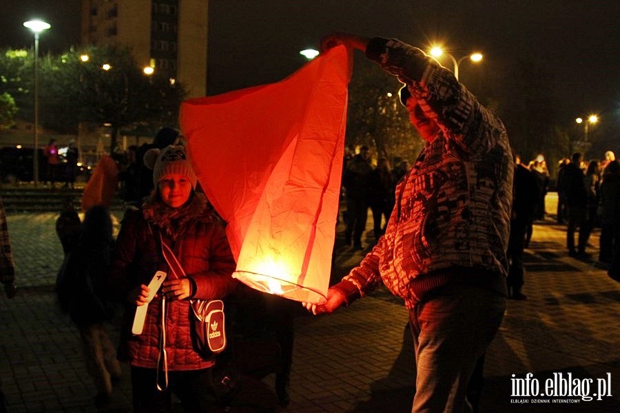 Lampiony Szlachetnej Paczki na Placu Jagielloczyka, fot. 20