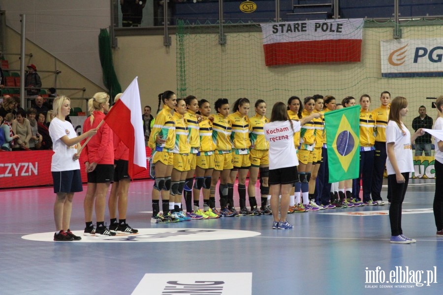 Mecz Polska-Brazylia w pik rczn/Elblg, 29.11.2013r., fot. 4