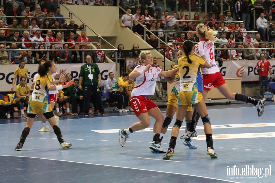 Mecz Polska-Brazylia w pik rczn/Elblg, 29.11.2013r., fot. 42