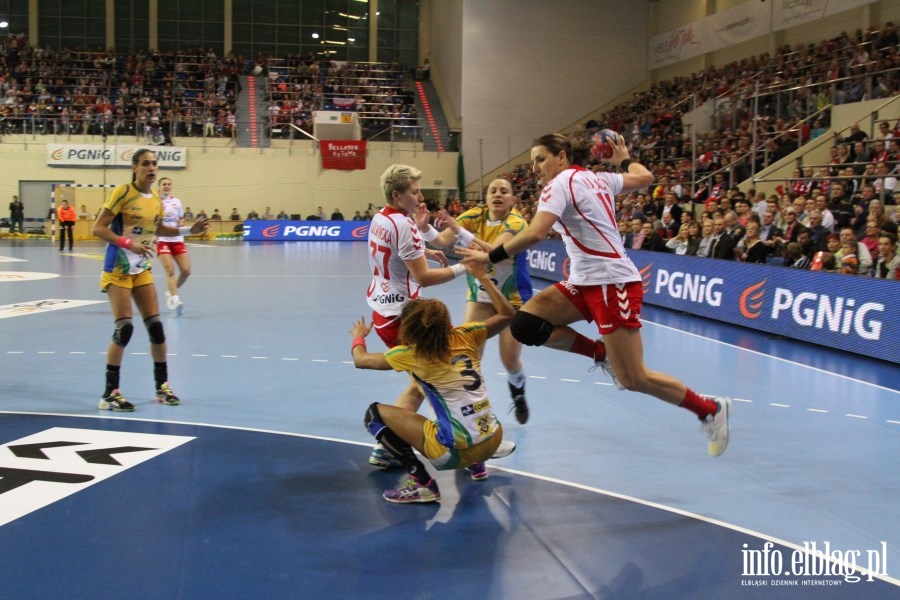 Mecz Polska-Brazylia w piłkę ręczną/Elbląg, 29.11.2013r., fot. 46