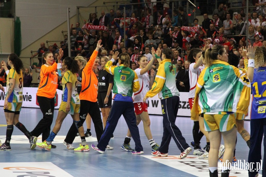 Mecz Polska-Brazylia w piłkę ręczną/Elbląg, 29.11.2013r., fot. 50
