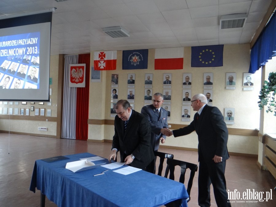 Rozstrzygnięcie plebiscytu Najbardziej przyjazny dzielnicowy 2013 roku, fot. 24