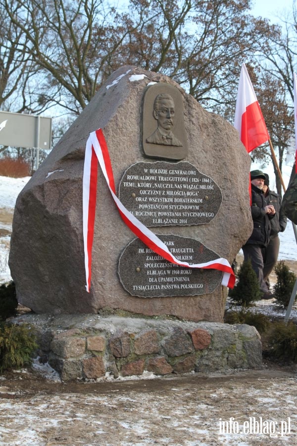Odsłonięcie tablicy na obelisku Romualda Traugutta, fot. 10