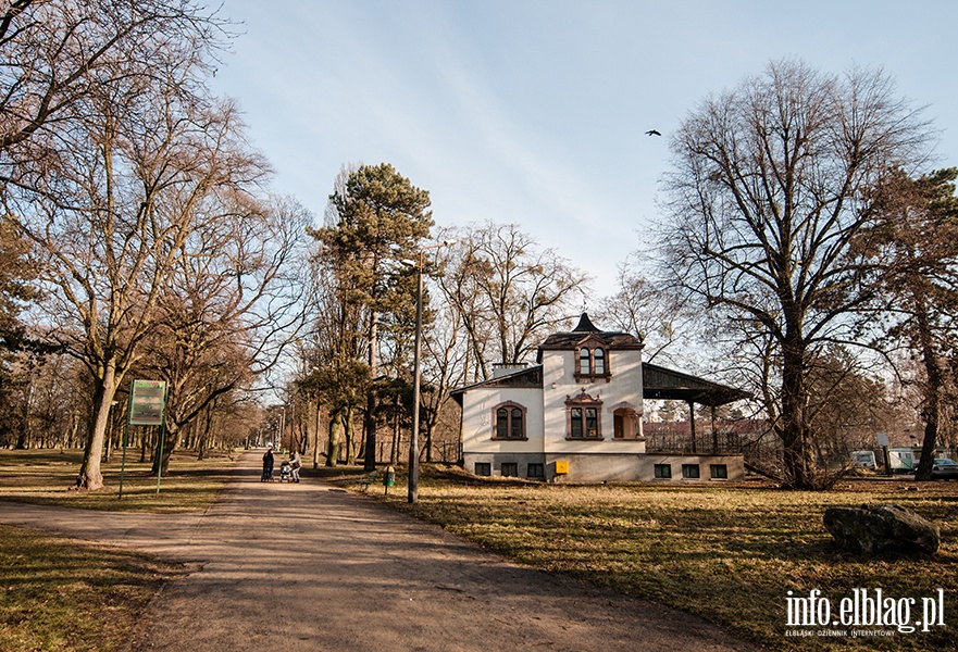 Park Modrzewie- luty 2014, fot. 1