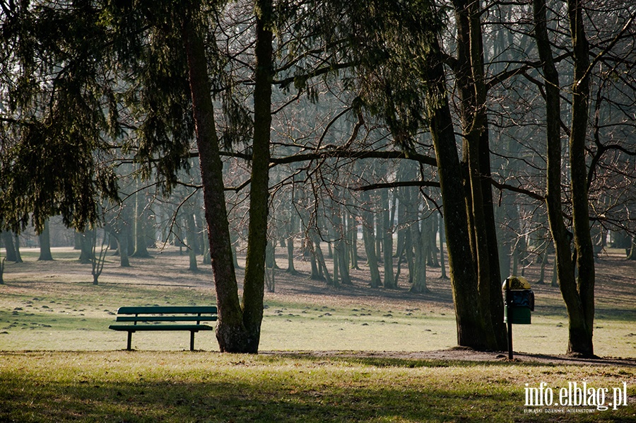 Park Modrzewie- luty 2014, fot. 14