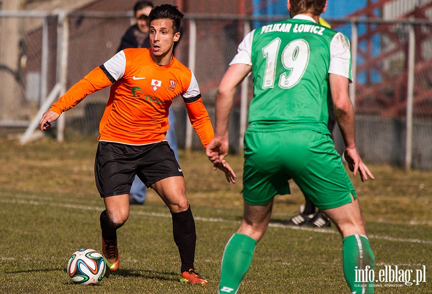 II liga: Concordia Elblg - Pelikan owicz 1:1, fot. 1