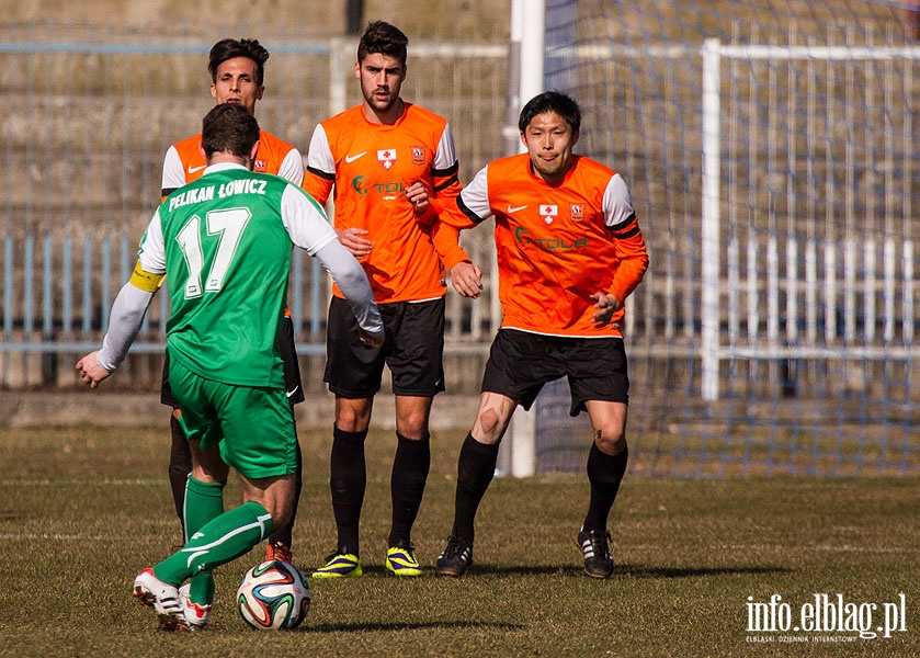 II liga: Concordia Elblg - Pelikan owicz 1:1, fot. 2