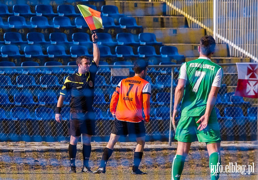 II liga: Concordia Elblg - Pelikan owicz 1:1, fot. 4