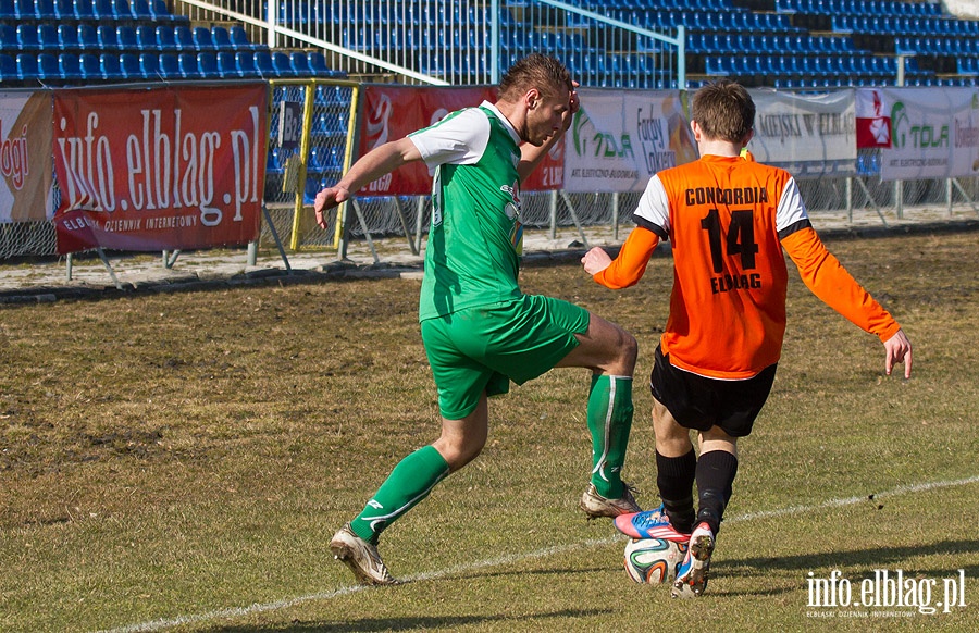 II liga: Concordia Elblg - Pelikan owicz 1:1, fot. 29