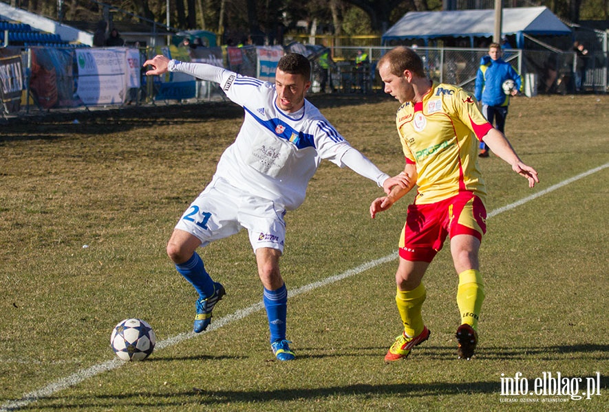 II liga: Olimpia Elblg - Legionovia Legionowo 1:1, fot. 1