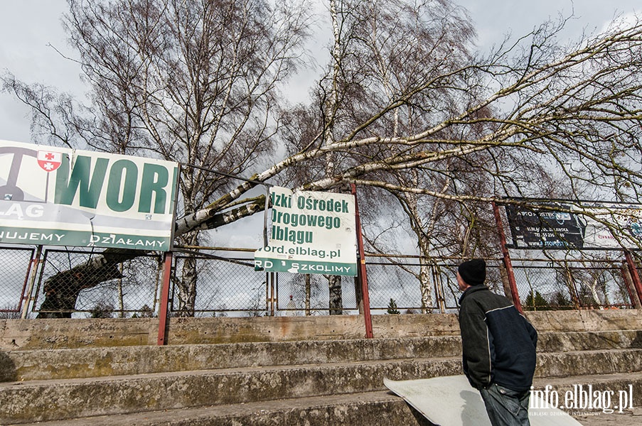 Szkody spowodowane przez silny wiatr, fot. 7