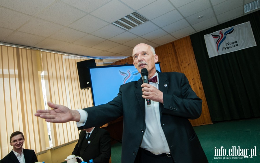 Spotkanie elblan z Korwinem - Mikke, fot. 8