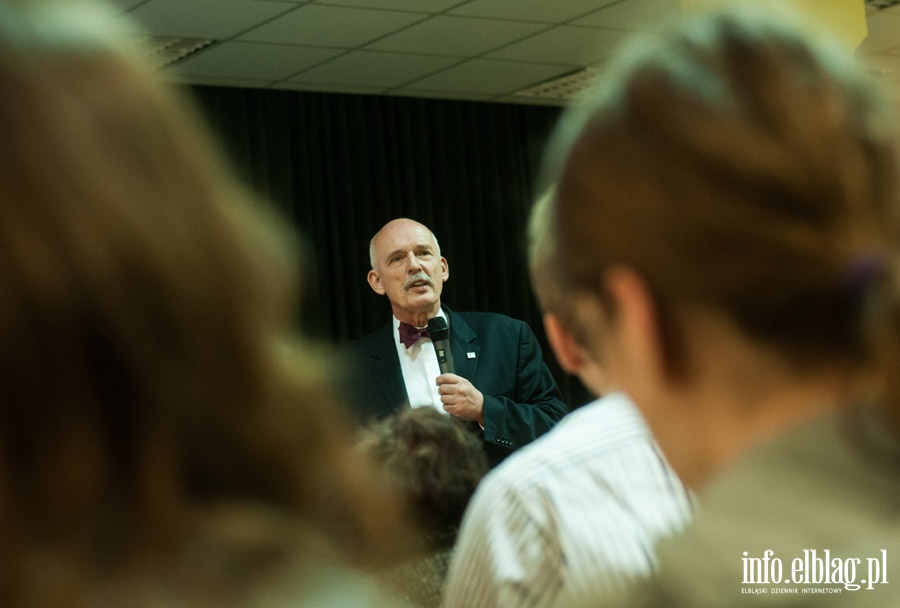 Spotkanie elblan z Korwinem - Mikke, fot. 20