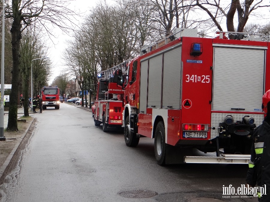 Faszywy alarm bombowy w dawnym szpitalu wojskowym, fot. 1