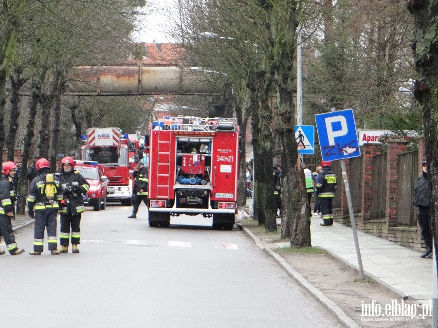 Faszywy alarm bombowy w dawnym szpitalu wojskowym, fot. 4