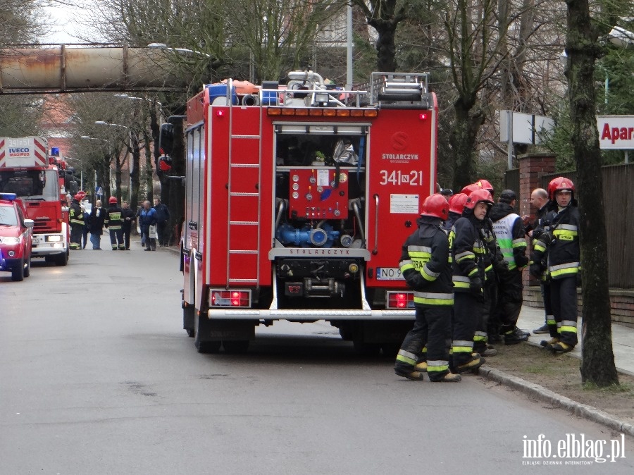 Faszywy alarm bombowy w dawnym szpitalu wojskowym, fot. 26