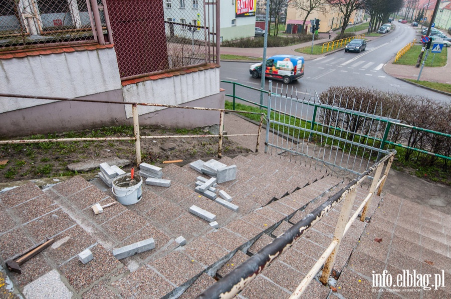 Remont schodw targowiska miejskiego, fot. 5
