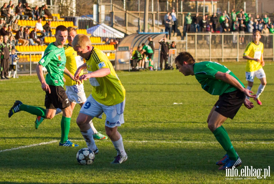 II liga: Olimpia Elblg - Stal Stalowa Wola 1:0, fot. 1