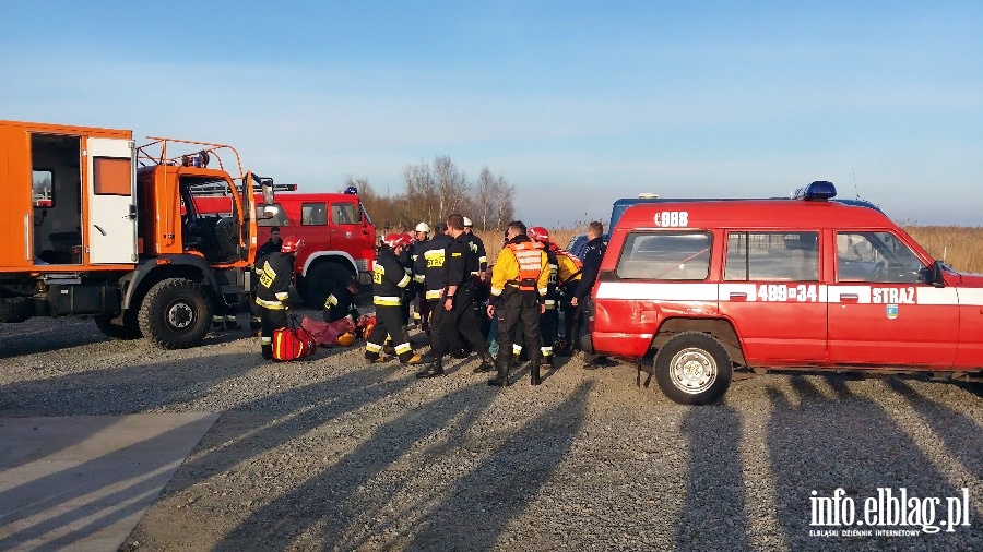 Wypadek motolotni w Ktach Rybackich, fot. 2