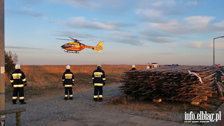 Wypadek motolotni w Kątach Rybackich, fot. 12